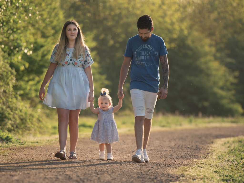 family with baby toddler location photoshoot