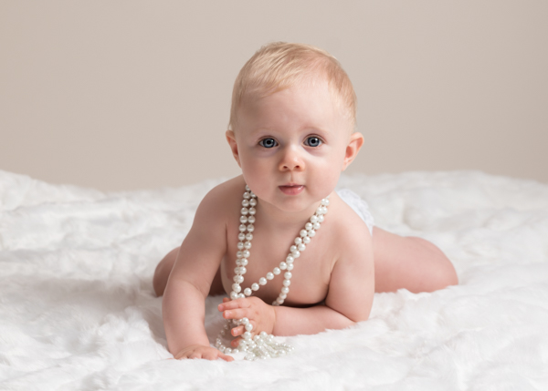 necklace and baby on cloud
