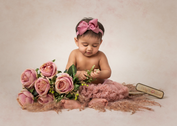 Baby photograph vintage style