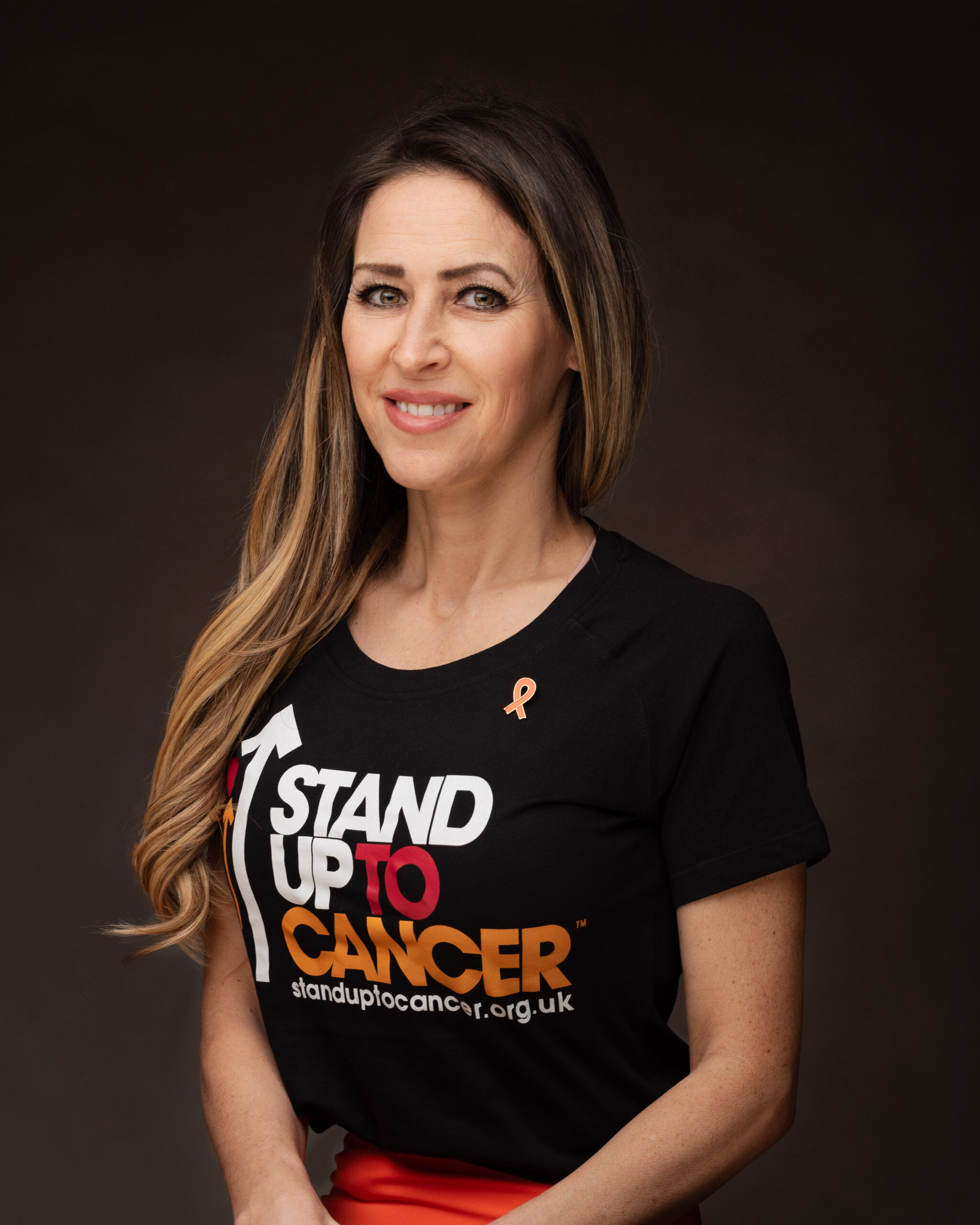 Hayley-7 Lady in stand up to cancer t-shirt